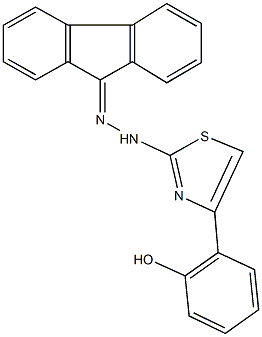9H-fluoren-9-one [4-(2-hydroxyphenyl)-1,3-thiazol-2-yl]hydrazone|