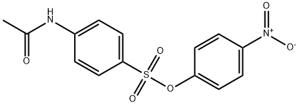 4-nitrophenyl 4-(acetylamino)benzenesulfonate Struktur