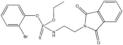 O-(2-bromophenyl) O-ethyl 2-(1,3-dioxo-1,3-dihydro-2H-isoindol-2-yl)ethylamidothiophosphate|