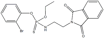 O-(2-bromophenyl) O-ethyl 2-(1,3-dioxo-1,3-dihydro-2H-isoindol-2-yl)ethylamidothiophosphate,354795-40-7,结构式