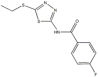 355000-77-0 N-[5-(ethylsulfanyl)-1,3,4-thiadiazol-2-yl]-4-fluorobenzamide