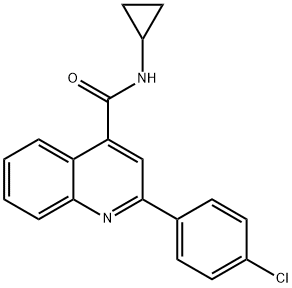 355001-60-4 2-(4-chlorophenyl)-N-cyclopropyl-4-quinolinecarboxamide
