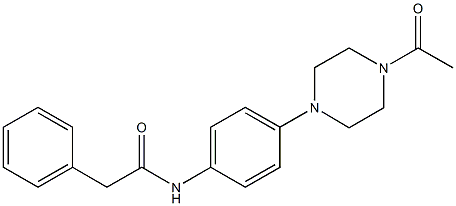 N-[4-(4-acetyl-1-piperazinyl)phenyl]-2-phenylacetamide|