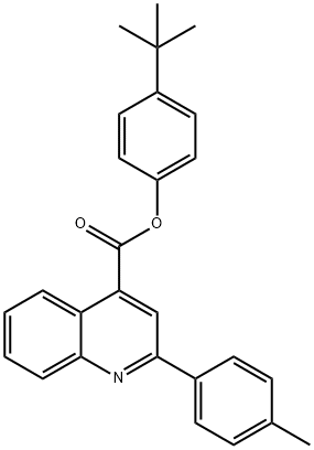 355433-60-2 4-tert-butylphenyl 2-(4-methylphenyl)-4-quinolinecarboxylate
