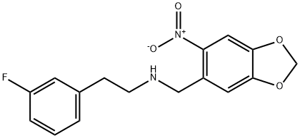 2-(3-fluorophenyl)-N-[(6-nitro-1,3-benzodioxol-5-yl)methyl]ethanamine|