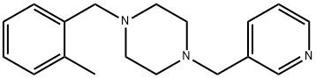 1-(2-methylbenzyl)-4-(3-pyridinylmethyl)piperazine