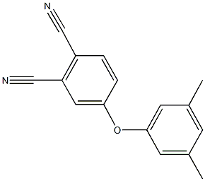 4-(3,5-dimethylphenoxy)phthalonitrile Struktur
