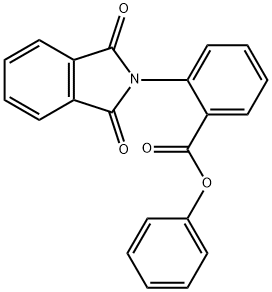 phenyl 2-(1,3-dioxo-1,3-dihydro-2H-isoindol-2-yl)benzoate 结构式