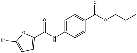 356094-57-0 propyl 4-[(5-bromo-2-furoyl)amino]benzoate