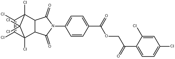 356098-63-0 2-(2,4-dichlorophenyl)-2-oxoethyl 4-(1,7,8,9,10,10-hexachloro-3,5-dioxo-4-azatricyclo[5.2.1.0~2,6~]dec-8-en-4-yl)benzoate