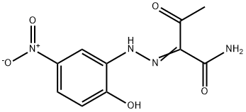 2-({2-hydroxy-5-nitrophenyl}hydrazono)-3-oxobutanamide,356100-02-2,结构式