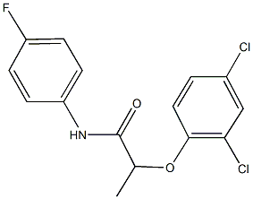 2-(2,4-dichlorophenoxy)-N-(4-fluorophenyl)propanamide|