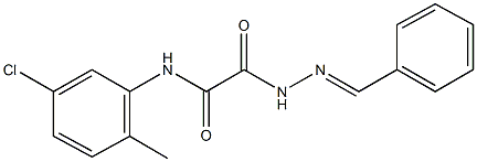 357410-64-1 2-(2-benzylidenehydrazino)-N-(5-chloro-2-methylphenyl)-2-oxoacetamide