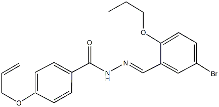 360070-71-9 4-(allyloxy)-N'-(5-bromo-2-propoxybenzylidene)benzohydrazide