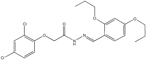 360070-78-6 2-(2,4-dichlorophenoxy)-N'-(2,4-dipropoxybenzylidene)acetohydrazide
