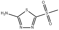 5-(methylsulfonyl)-1,3,4-thiadiazol-2-amine(SALTDATA: FREE) Structure