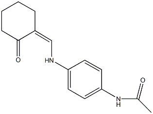 N-(4-{[(2-oxocyclohexylidene)methyl]amino}phenyl)acetamide,36035-65-1,结构式