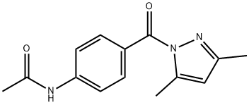 36140-79-1 N-{4-[(3,5-dimethyl-1H-pyrazol-1-yl)carbonyl]phenyl}acetamide