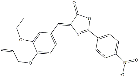 362495-66-7 4-[4-(allyloxy)-3-ethoxybenzylidene]-2-{4-nitrophenyl}-1,3-oxazol-5(4H)-one