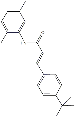 3-(4-tert-butylphenyl)-N-(2,5-dimethylphenyl)acrylamide 结构式