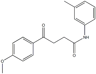 4-(4-methoxyphenyl)-N-(3-methylphenyl)-4-oxobutanamide Struktur