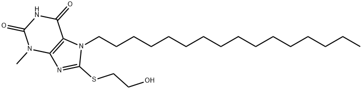 370075-44-8 7-hexadecyl-8-[(2-hydroxyethyl)sulfanyl]-3-methyl-3,7-dihydro-1H-purine-2,6-dione