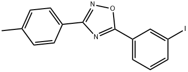 5-(3-iodophenyl)-3-(4-methylphenyl)-1,2,4-oxadiazole Structure
