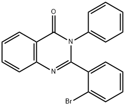 2-(2-bromophenyl)-3-phenyl-4(3H)-quinazolinone Structure