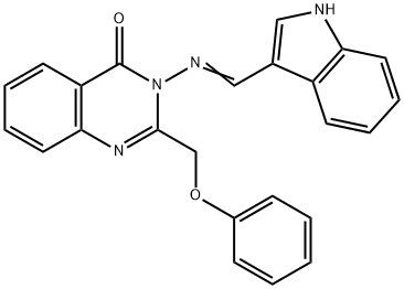 371925-90-5 3-[(1H-indol-3-ylmethylene)amino]-2-(phenoxymethyl)-4(3H)-quinazolinone