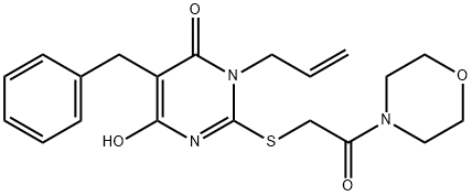 372974-31-7 3-allyl-5-benzyl-6-hydroxy-2-{[2-(4-morpholinyl)-2-oxoethyl]sulfanyl}-4(3H)-pyrimidinone