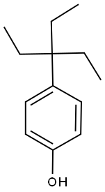 4-(1,1-diethylpropyl)phenol Structure
