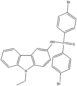 379240-08-1 P,P-bis(4-bromophenyl)-N-(9-ethyl-9H-carbazol-3-yl)phosphinothioic amide
