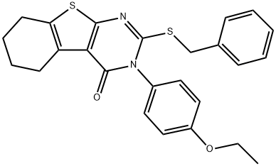 380452-96-0 2-(benzylsulfanyl)-3-(4-ethoxyphenyl)-5,6,7,8-tetrahydro[1]benzothieno[2,3-d]pyrimidin-4(3H)-one