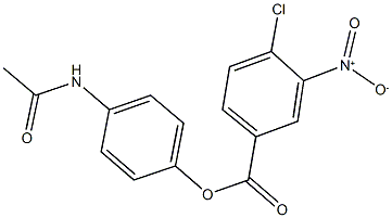 4-(acetylamino)phenyl 4-chloro-3-nitrobenzoate|