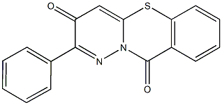 2-phenyl-3H,10H-pyridazino[6,1-b][1,3]benzothiazine-3,10-dione Structure