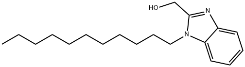 (1-undecyl-1H-benzimidazol-2-yl)methanol Struktur