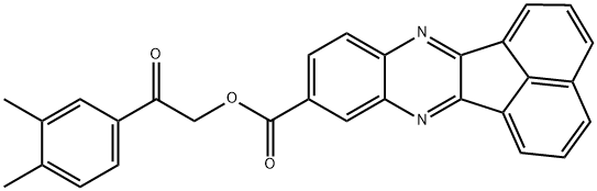 381206-14-0 2-(3,4-dimethylphenyl)-2-oxoethyl acenaphtho[1,2-b]quinoxaline-9-carboxylate