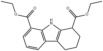 Diethyl 1,2,3,4-Tetrahydrocarbazole-1,8-dicarboxylate Structure