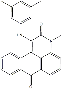 1-(3,5-dimethylanilino)-3-methyl-3H-naphtho[1,2,3-de]quinoline-2,7-dione Structure
