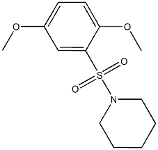 38561-26-1 1-[(2,5-dimethoxyphenyl)sulfonyl]piperidine
