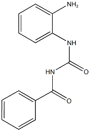 N-(2-aminophenyl)-N'-benzoylurea 化学構造式
