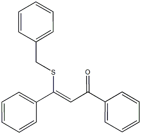 3-(benzylsulfanyl)-1,3-diphenyl-2-propen-1-one