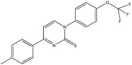 392307-32-3 4-(4-methylphenyl)-1-[4-(trifluoromethoxy)phenyl]-2(1H)-pyrimidinethione