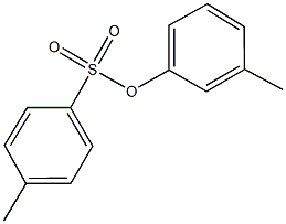 3-methylphenyl 4-methylbenzenesulfonate 化学構造式