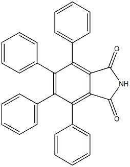 4,5,6,7-tetraphenyl-1H-isoindole-1,3(2H)-dione Struktur