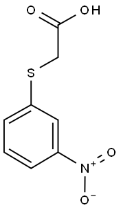 ({3-nitrophenyl}sulfanyl)acetic acid Structure