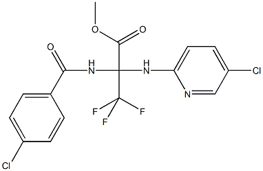 400069-09-2 methyl 2-[(4-chlorobenzoyl)amino]-2-[(5-chloropyridin-2-yl)amino]-3,3,3-trifluoropropanoate
