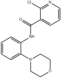 2-chloro-N-[2-(4-morpholinyl)phenyl]nicotinamide