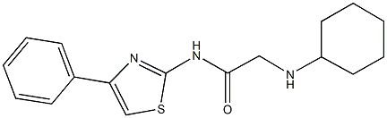 400742-06-5 2-(cyclohexylamino)-N-(4-phenyl-1,3-thiazol-2-yl)acetamide