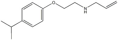 N-allyl-N-[2-(4-isopropylphenoxy)ethyl]amine Structure